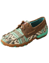 Load image into Gallery viewer, Twisted X Women&#39;s Multicolored Canvas Boat Driving Moc