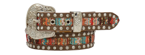 Angel Ranch Girl's Multi-Color Inlay Belt