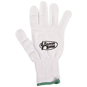 White Cotton Roping Gloves