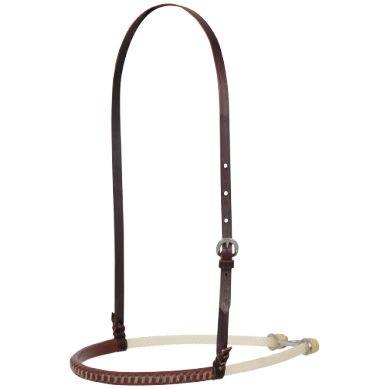 Double Rope Noseband with Laced Harness Cover