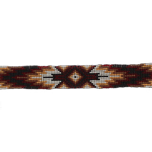Twister Brown South West Beaded Hatband