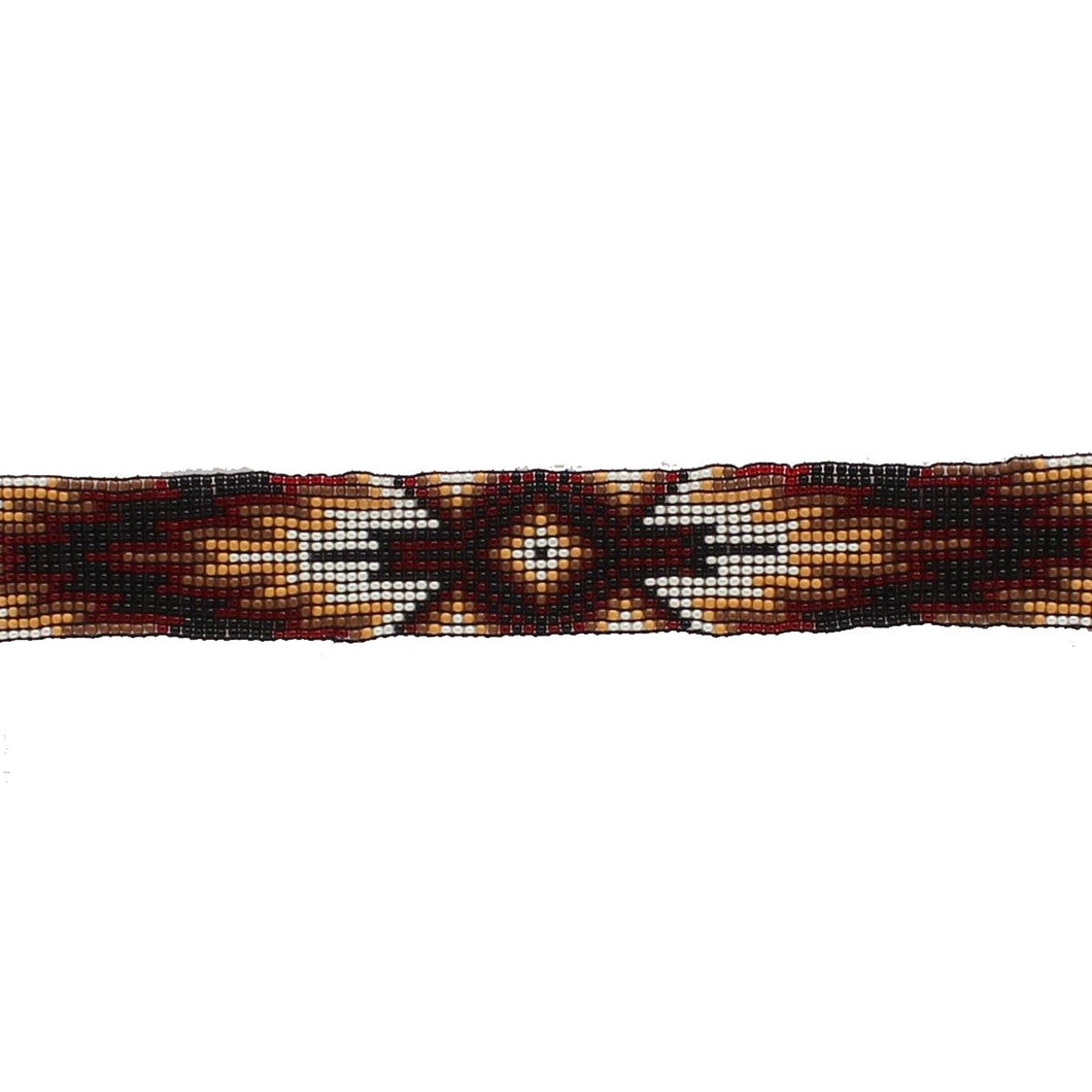 Twister Brown South West Beaded Hatband