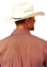 Load image into Gallery viewer, Roper Short Sleeve Orange/Teal Men&#39;s Western Shirt