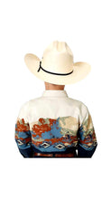 Load image into Gallery viewer, Roper Boy&#39;s Border Print Western Shirt