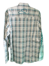 Load image into Gallery viewer, Resistol Men&#39;s Blue Plaid Button Up
