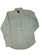 Load image into Gallery viewer, Wrangler Assorted Striped Pearl Snap Boys Western Shirt
