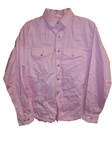 Girl's Pink Western Shirt with Pearl Snaps