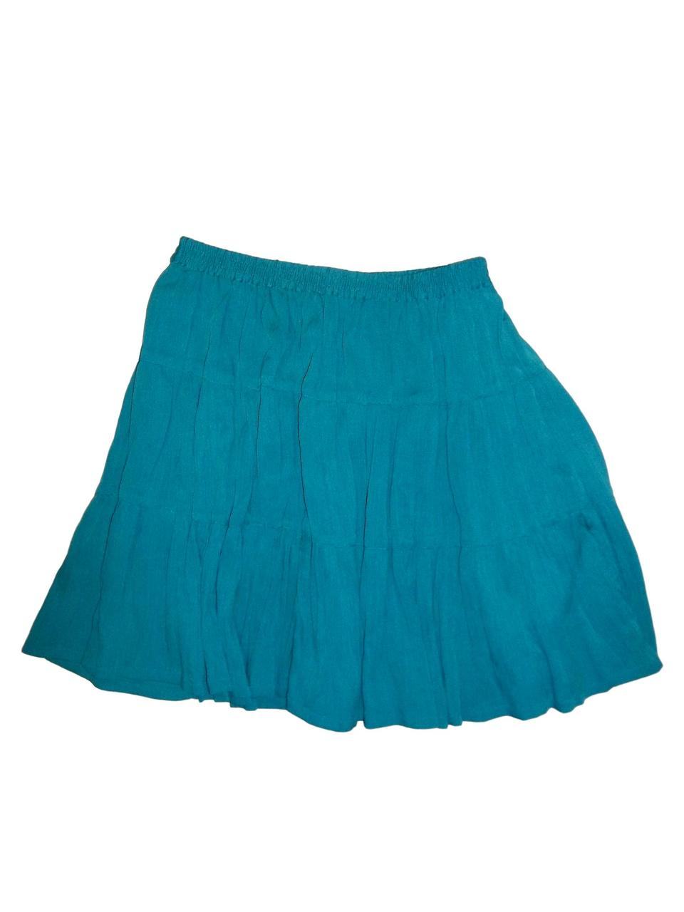 Short Polybrepe Broomed Skirt