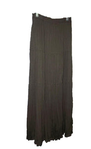 Brown Full Length Skirt