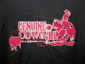 Genuine Cowgirl Girls Navy Shirt