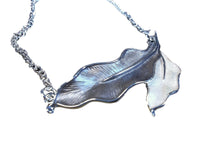 Load image into Gallery viewer, Double Feather Necklace