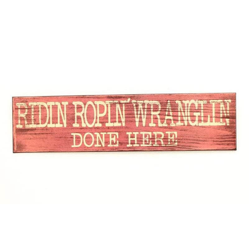 M&F® Wranglin Metal Sign