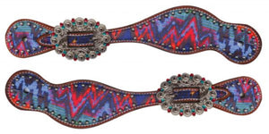 Brushed Chevron Ladies Spur Strap