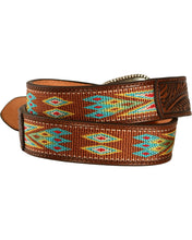 Load image into Gallery viewer, Ariat Men&#39;s Ribbon Inlay Belt