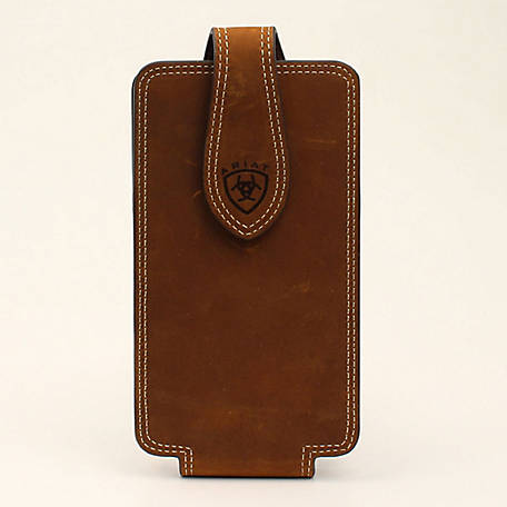 Ariat Brown Leather Phone Holder