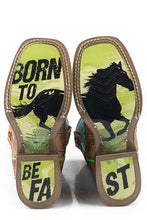 Load image into Gallery viewer, Kid&#39;s Tin Haul Horse Power Boots
