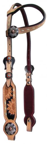 One Ear Sunflower Headstall