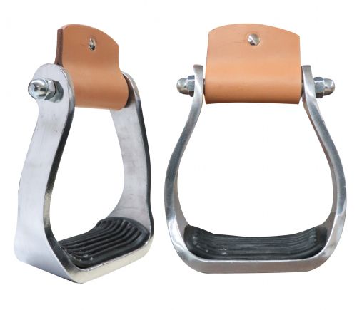 Aluminum Pony Stirrups With Rubber Bottom Grips