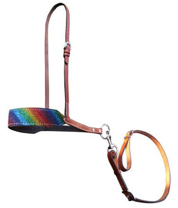 Rainbow Glitter Tiedown & Noseband