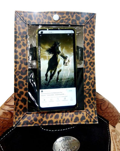 Cheetah Print Phone Case For Saddle