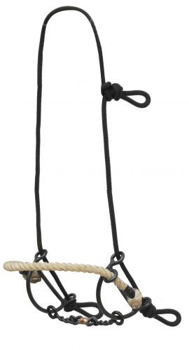 Rope gag headstall with dogbone bit
