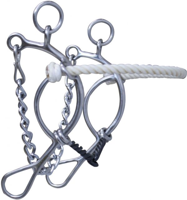 Gag Bit With Rope Noseband