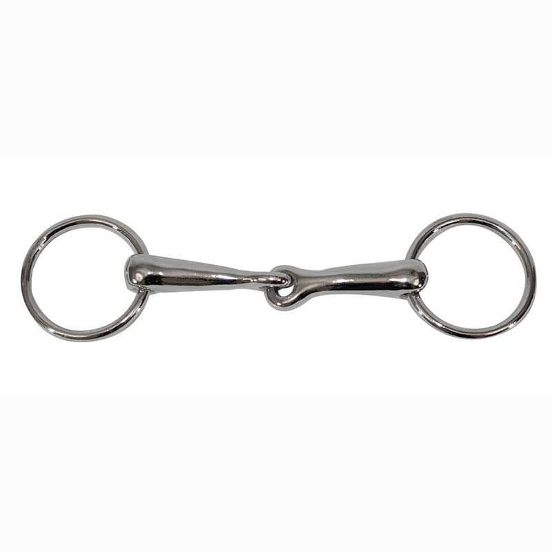 Pony Miniature Horse Loose O Ring Snaffle Bit Chrome Steel 4.5 Inch Curved  Mouth : Amazon.in: Home & Kitchen