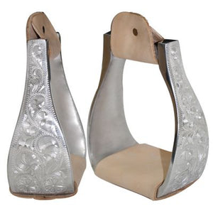 Aluminum Engraved Bell Stirrup