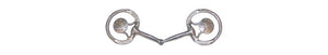 FG Collection by Metalab Stainless Steel Brushed Eggbutt Show Snaffle Bit