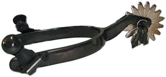 Men's Black And Silver Jingle Bob Spurs