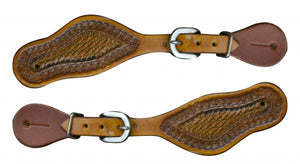 Youth Basketweave Spur Strap