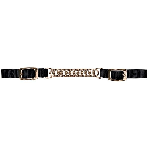 Curb Strap Chain Nylon – Black