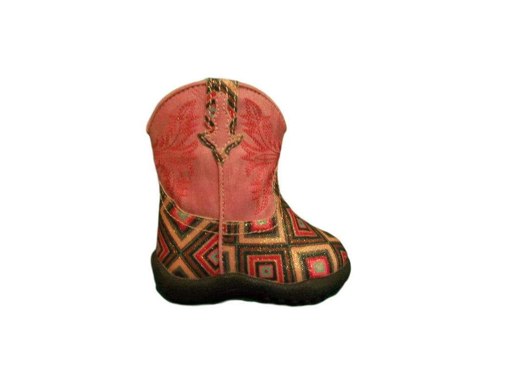 Roper Cowbabies Infant Glitter Gal Boots