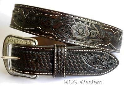 Nocona Dark Brown Belt #8354