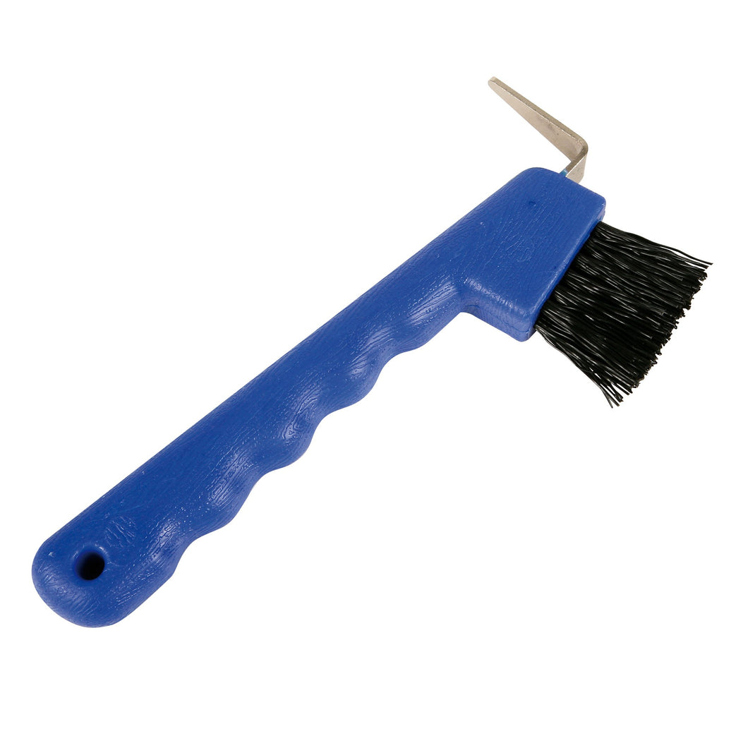 Blue Hoof Pick Brush