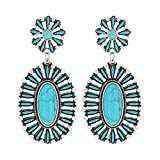 Montana Attitude Jewelry Boldly Blue Turquoise Earrings