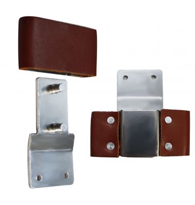 Leather Covered Quick Change Blevins Buckle