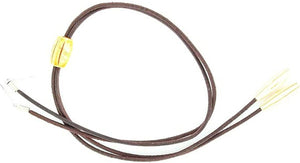 Leather Stampede String With Bone Tips