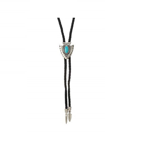 Adult Arrowhead with Turquoise Stone Bolo