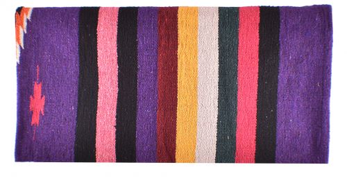 Purple Serape Saddle Blanket