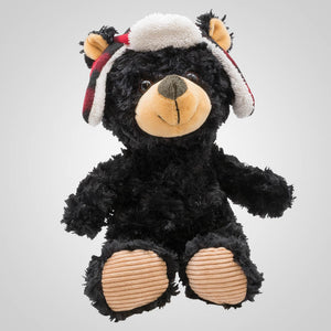 Plush Black Bear w/Hat