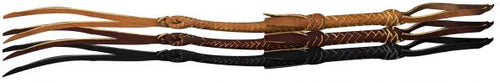 leather braided riding quirt