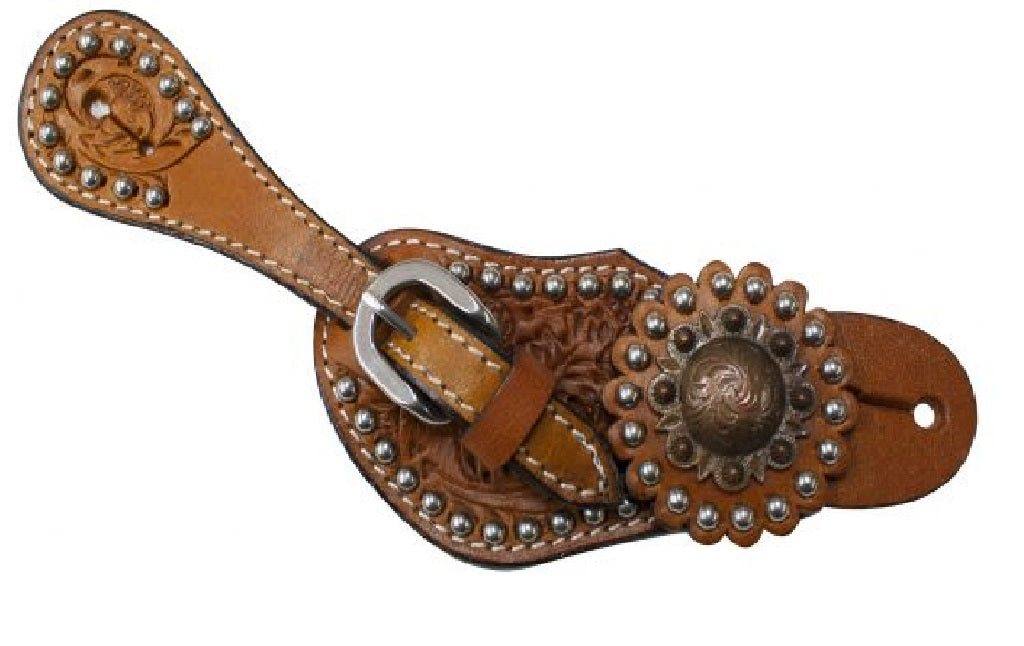 Youth Studded Spur Straps