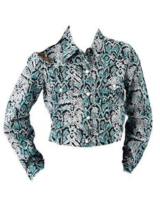 Roper Girls Snake Print Retro Shirt