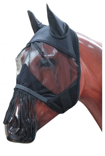 Fly Mask With Removable Nose Fringe
