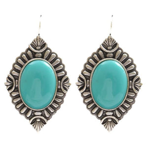Turqoiuse and Silver Earrings