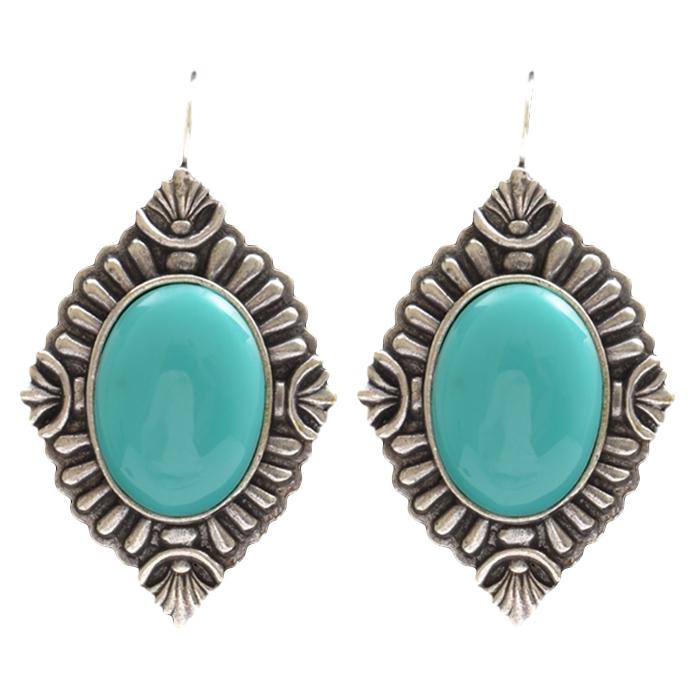 Turqoiuse and Silver Earrings