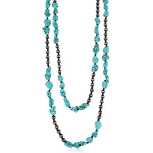 Load image into Gallery viewer, Stacked Turquoise Layered Attitude Necklace