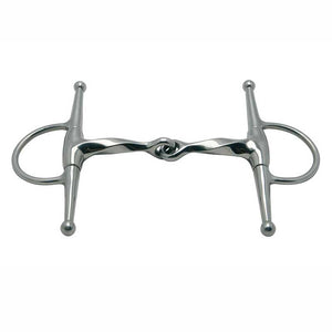Metalab Full Cheek Twisted Snaffle Bit