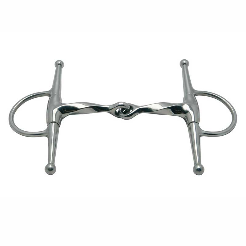 Metalab Full Cheek Twisted Snaffle Bit